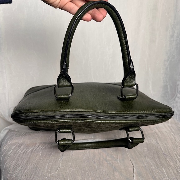 Bueno‎ Quilted Messenger Tote Crossbody Bag Olive Green Handbag - Picture 10 of 16